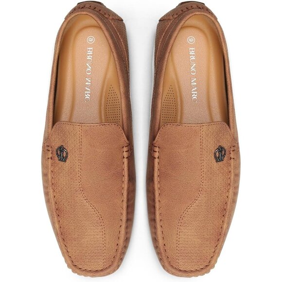 〽️Men\'s Tan Bruno Marc  Penny Moccasins Comfortable Casual Dress Loafers main image 6